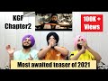 KGF Chapter2 TEASER |Yash|Sanjay Dutt| (REACTION VIDEO BY SINGH BROTHERS)