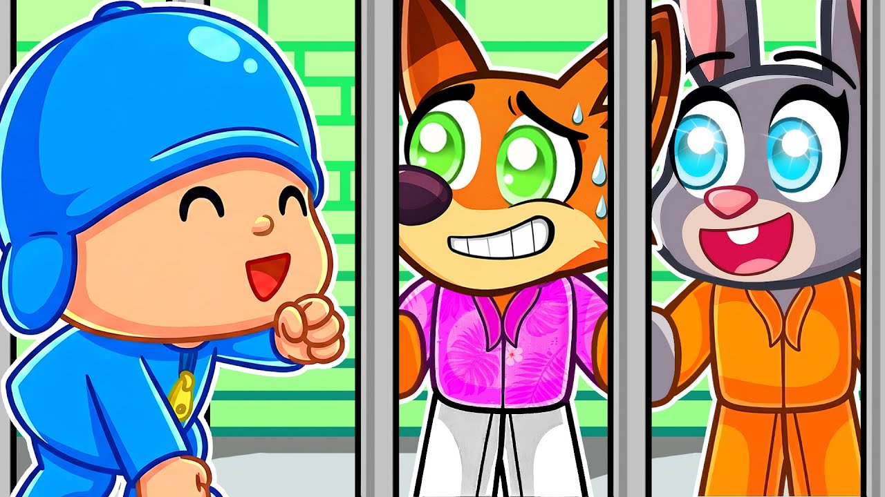 NICK & JUDY Escape From POCOYO'S PRISON in Roblox! | Zootopia 2