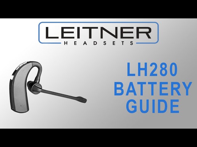 Replacing the Battery in Your Leitner 