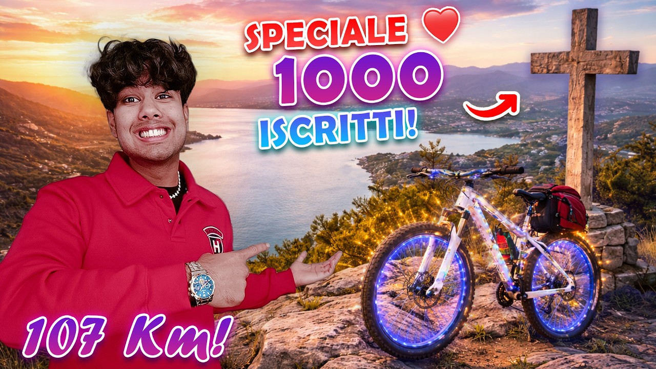 Ho FATTO 107 km in BICI per festeggiare i 1000 iscritti! | Speciale 1000 iscritti
