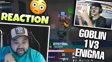 Goblin 1v3 Enigma-Goldy Bhai Reaction😍🚀 | Vibe With Goldy