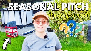 #81 Caravan Seasonal Pitch: Essential Gear for Ultimate Comfort!