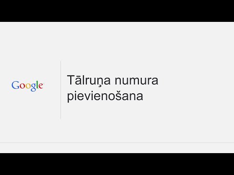 Tālruņa numura pievienošana - Google AdWords Padomi