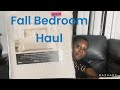 Fall Bedroom Home Decor Haul #fall2023 #fallhaul