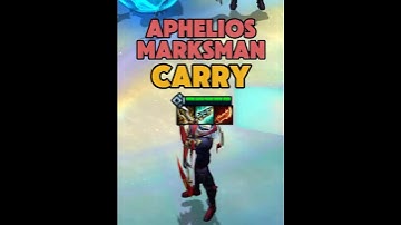 Aphelios Marksman Carry is OP