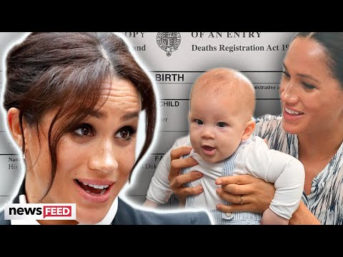 Meghan Markle's Name REMOVED From Son's Birth Certificate!