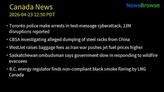 Toronto police make arrests in text-message cyberattack, 13M disruptions reported