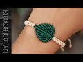 How to make bracelets at home  diy leaf bracelet ideas thread bracelets creationyou