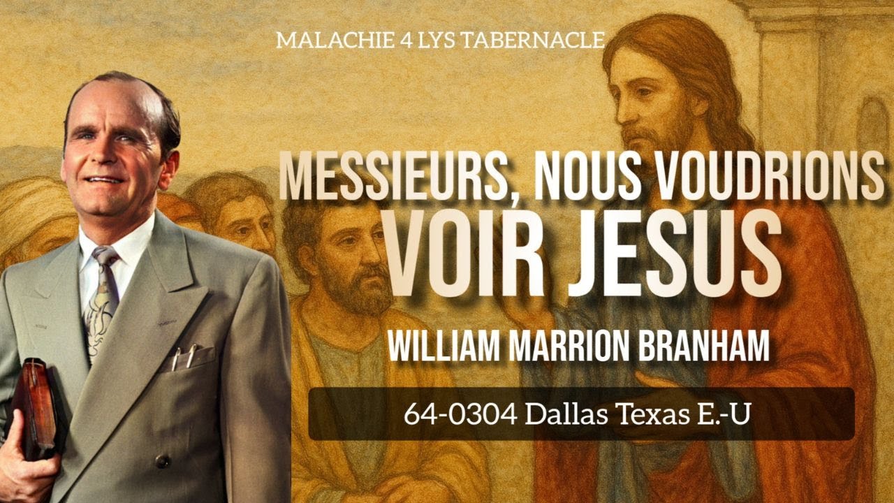 63-0304 Messieurs, nous voudrions voir Jésus | William Marrion Branham