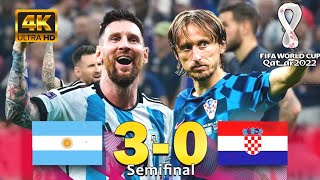 Argentina 3 x 0 Croatia ● FIFA WORLD CUP QATAR 2022 Semi Final | Extended highlights & Goals