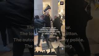Animal Rights Activists Walked Into a Louis Vuitton Store to Protest Fur  Police Removed Them #Viral