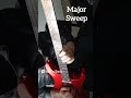 Sweep Picking🎸 guitar technique #sweeppicking