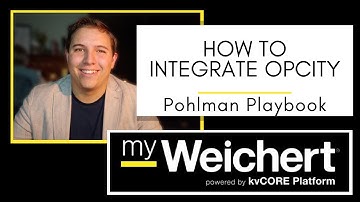 Pohlman Playbook | myWeichert | Integrate OpCity