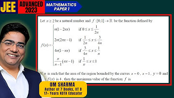 Let n ≥ 2 be a natural number and f : [0,1] → R be the function defined by f(x)= n(1-2nx) if 0≤x≤1/2