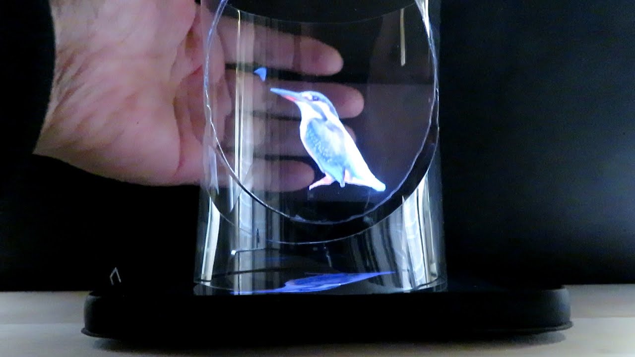 3D ホログラムプロジェクター 3D Hologram Projector - YouTube