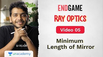 Ray Optics L5: Minimum Length of Mirror | Physics Endgame | Vikrant Kirar