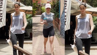 Dream Girl Ananya Pandey and Fitness Diva Malaika Arora Spotted At Outside Gym In Bandra