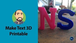 Make 3D Printable Text In Photoshop