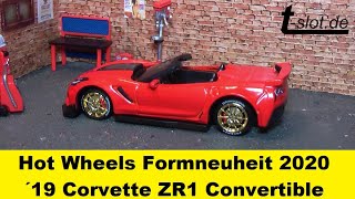 Vorstellung Hot Wheels Corvette ZR1 Convertible 2020