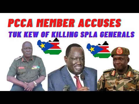 PCCA MEMBER ACCUSED TUT KEW GATLUAK OF BEING BEHIND THE DEATH OF PROMINENT SPLA GENERALS
