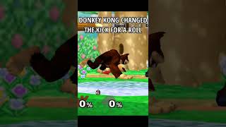Donkey Kong changed the kick for a roll | Super Smash Bros.