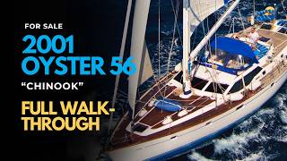 2001 Oyster 56 Boat Walkthrough CHINOOK | For Sale in Mexico | Blue Yonder Yachts