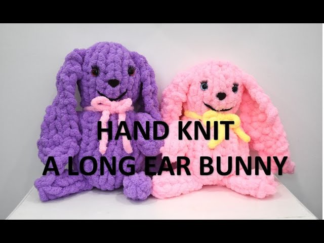 Finger Knit Basket - Knit Without Needles! 