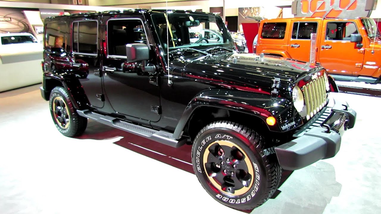 2014 Jeep Wrangler Unlimited Dragon Edition - Exterior and Interior  Walkaround - 2013 LA Auto Show - YouTube