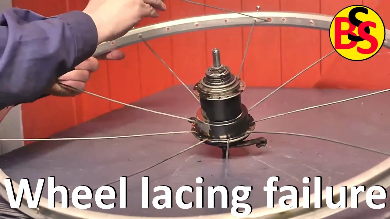 Fixing a bicycle wheel - First lacing attempt