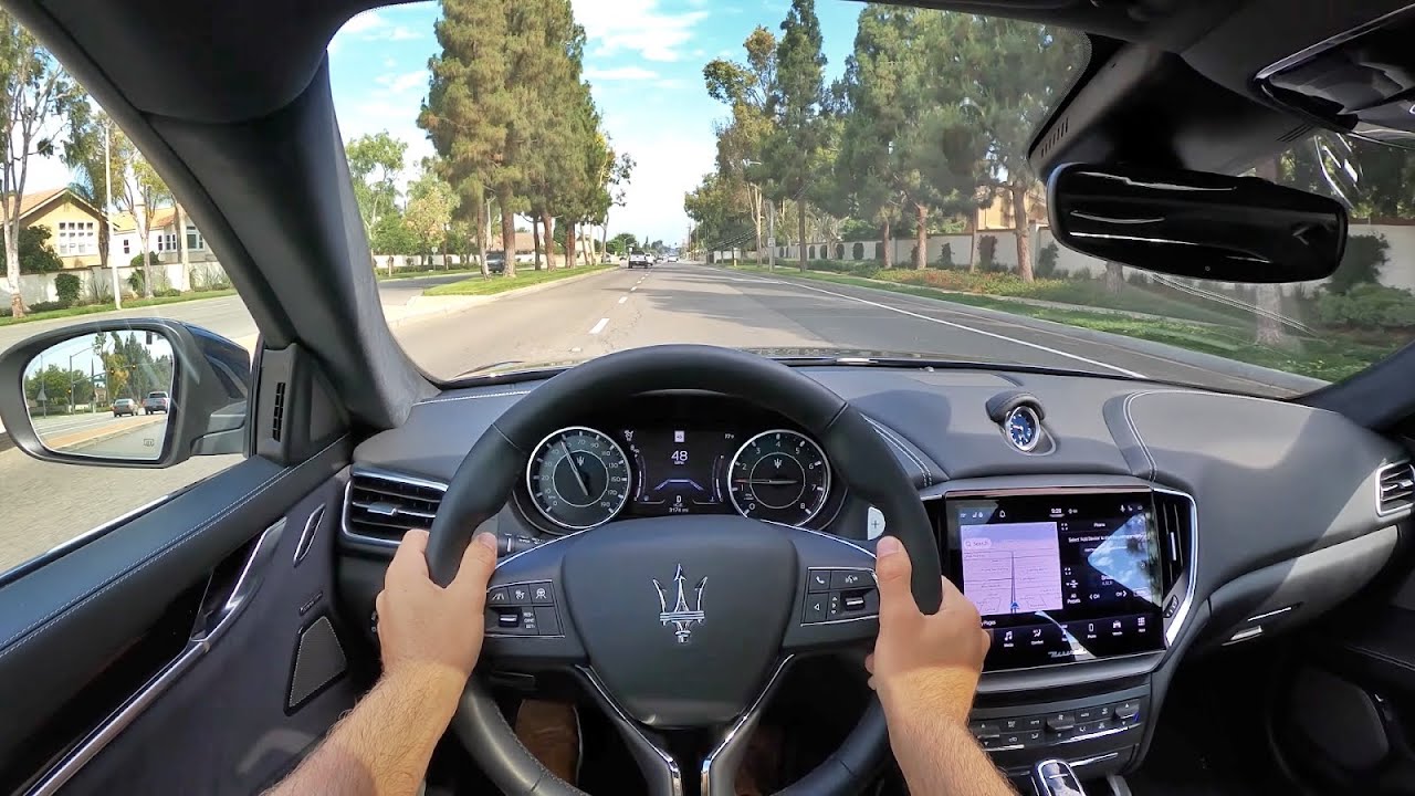 2021 Maserati Ghibli S Q4 GranLusso POV Test Drive (3D Audio)(ASMR)