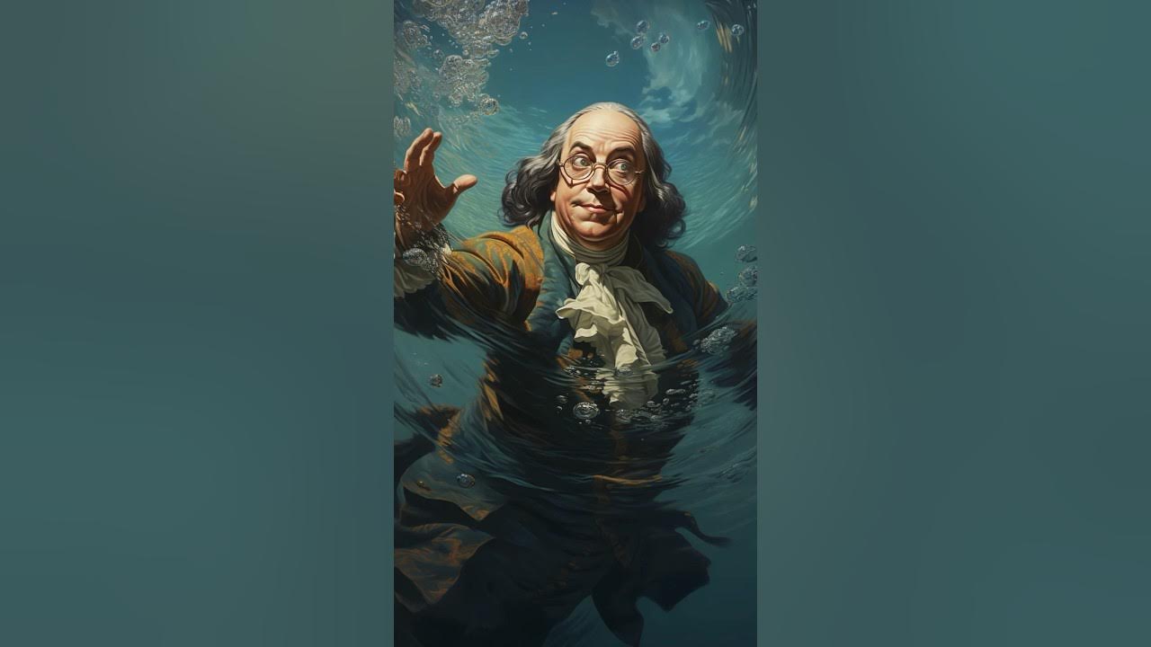 Benjamin Franklin's Swim Fins 🏊‍♂️ The HandWorn Innovation! 🖐 shorts