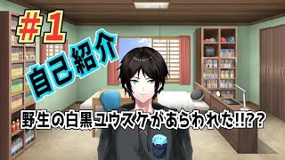 「【白黒ユウスケ】自己紹介するぞ！！！【001】」のサムネイル