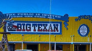 The Big Texan. 72oz. Steak.  Free if you can finish it.  Thx Hamoni channel. 
