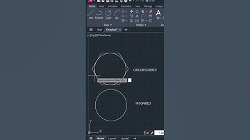 7. How to draw a Polygon in AutoCAD