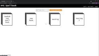 RPG Spellbook - React/Redux Project screenshot 5