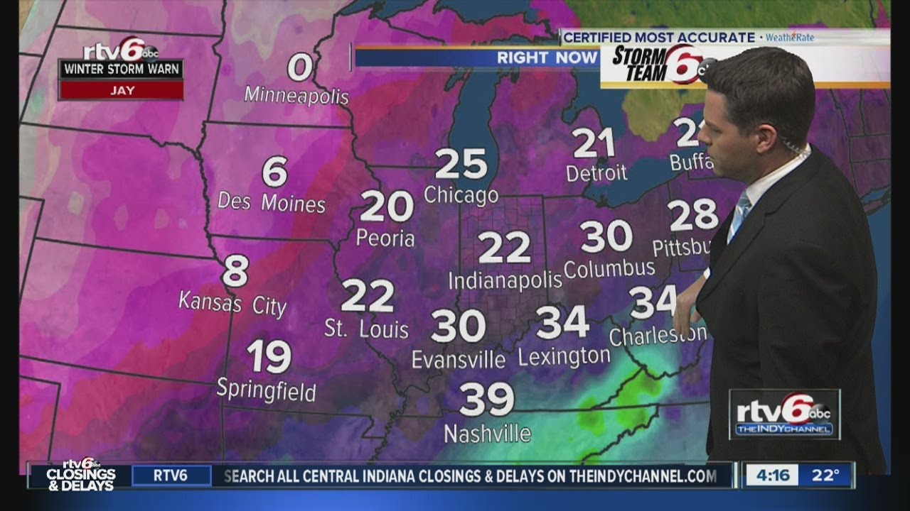 Weather Forecast: Snow tapers off Wednesday as cold front blows closer ...