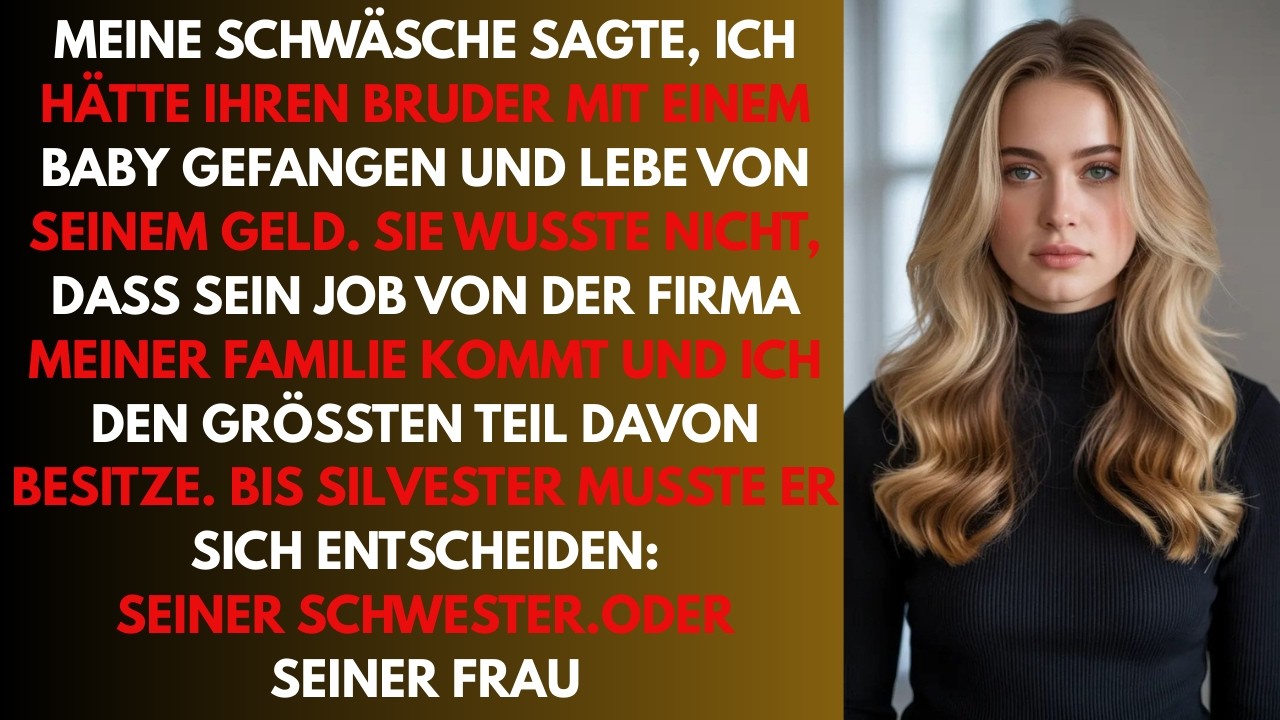 Meine Schwägerin sagte, ich hätte ihren Bruder mit einem Baby gefangen. Sie wusste nicht, dass ich