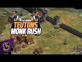 1v1 Arena | Teutons Monk Rush! | vs Hera (Huns)