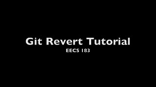EECS 183 Git Revert