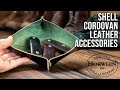 Shell cordovan leather accessories