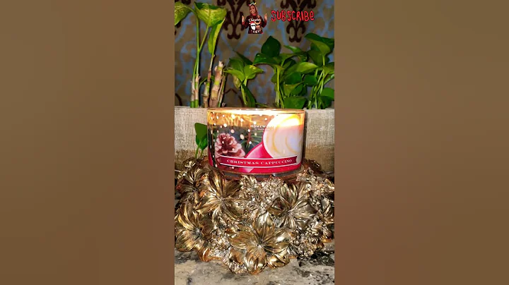 Homeworx Candle | Christmas Cappuccino #shorts