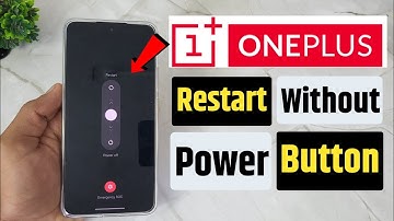 how to restart oneplus without power button | oneplus restart trick