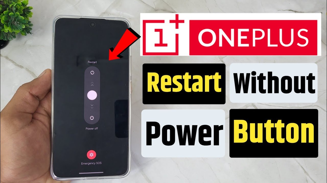 how to restart oneplus without power button | oneplus restart trick ...