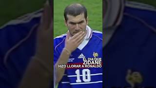 El Prime de Zidane que hizo llorar a Ronaldo Nazario #futbol #ronaldonazario #Zidane