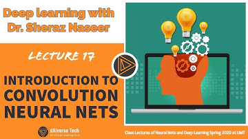 Lec 17 : Introduction to Convolution Neural Networks
