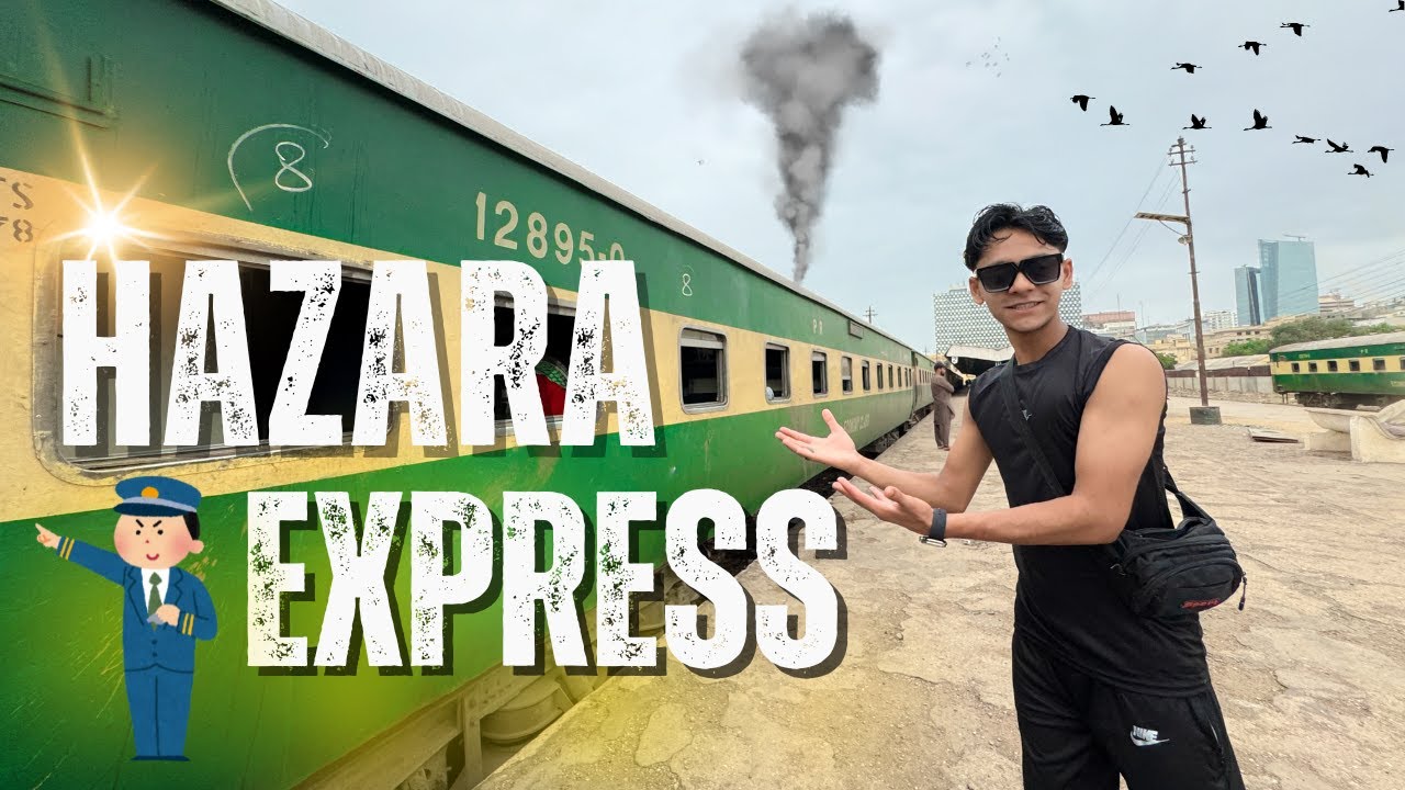 ‎33 Hours ⏰on Hazara Express: 🚂    Karachi to Haripur.