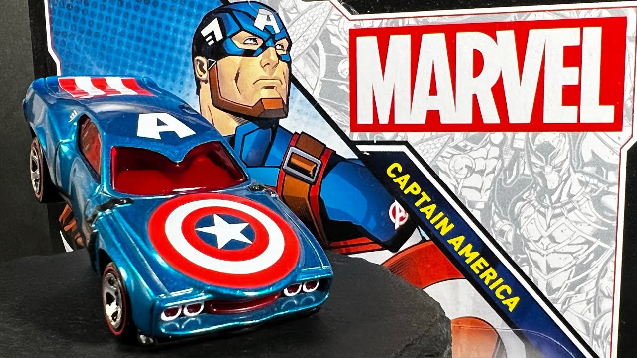 Hotwheels Marvel Captainamerica Character Car ホットウィール マーベル キャプテンアメリカ キャラクターカー Youtube