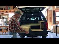 Camper shell conversion with 5 pieces