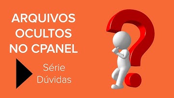 Como Mostrar ARQUIVOS OCULTOS NO CPANEL  (.htaccess,  .php.ini, etc)