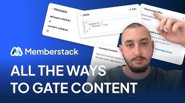 ALL The Ways To Gate Content With Memberstack + Webflow
